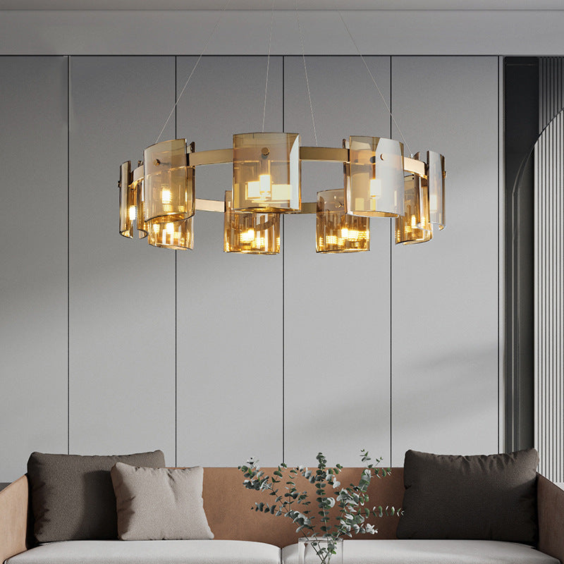 Modern Glass Chandelier