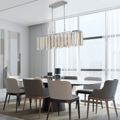 Modern Lux Crystal Chandelier Light Fixture