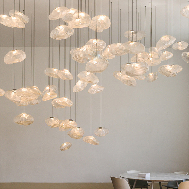 Mod Lux Glass Decorative Chandelier