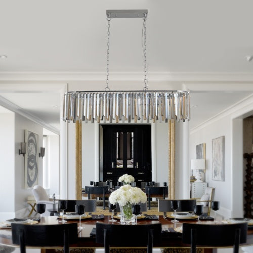 Modern Lux Crystal Chandelier Light Fixture