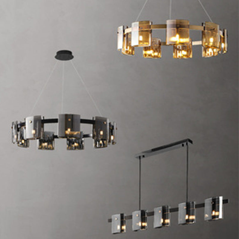 Modern Glass Chandelier